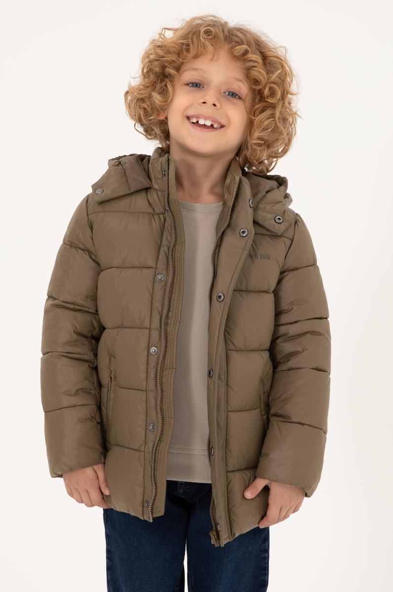 Erkek Çocuk Haki Mont
