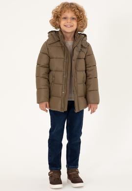 Erkek Çocuk Haki Mont - 50293910054