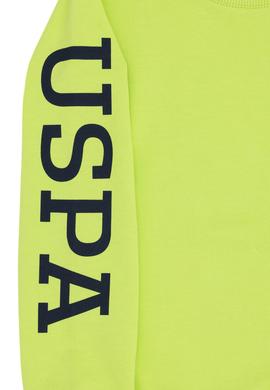 Erkek Çocuk Elma Yeşili Bisiklet Yaka Sweatshirt - 50293643046