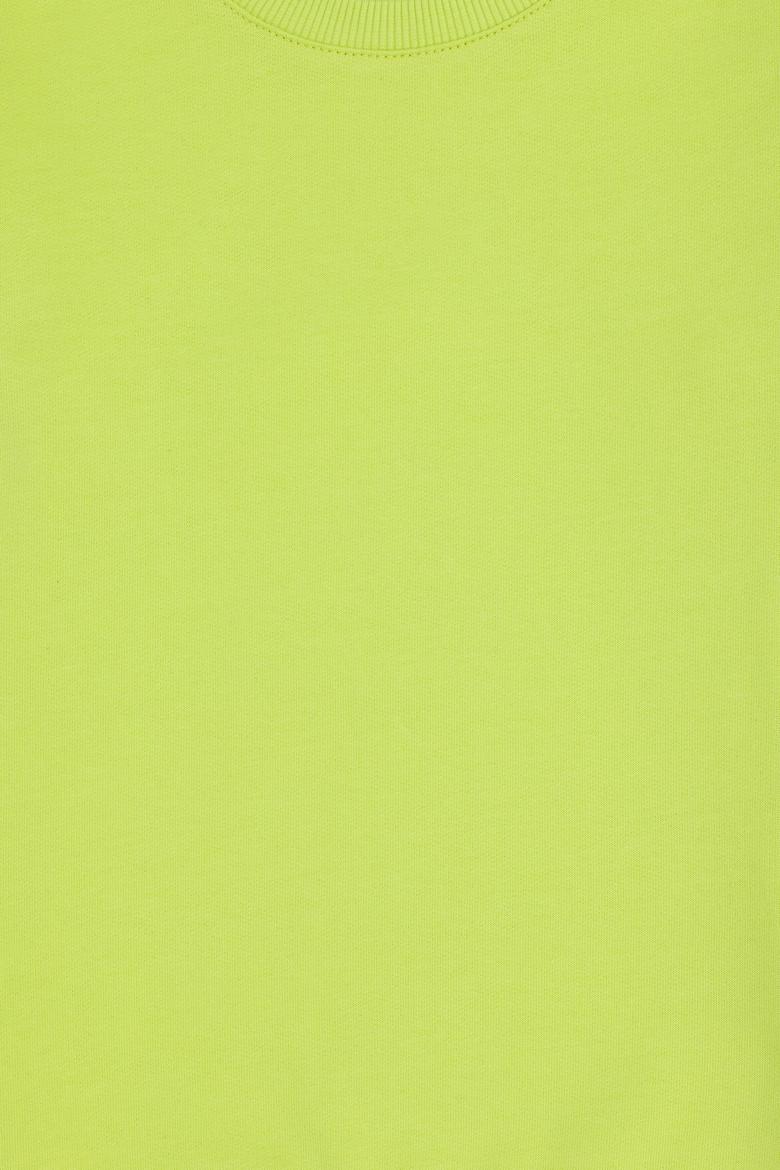 Erkek Çocuk Elma Yeşili Bisiklet Yaka Sweatshirt - 50293643046