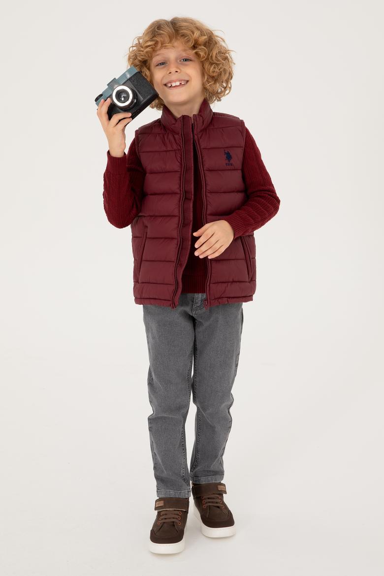 Erkek Çocuk Bordo Yelek - 50293921042
