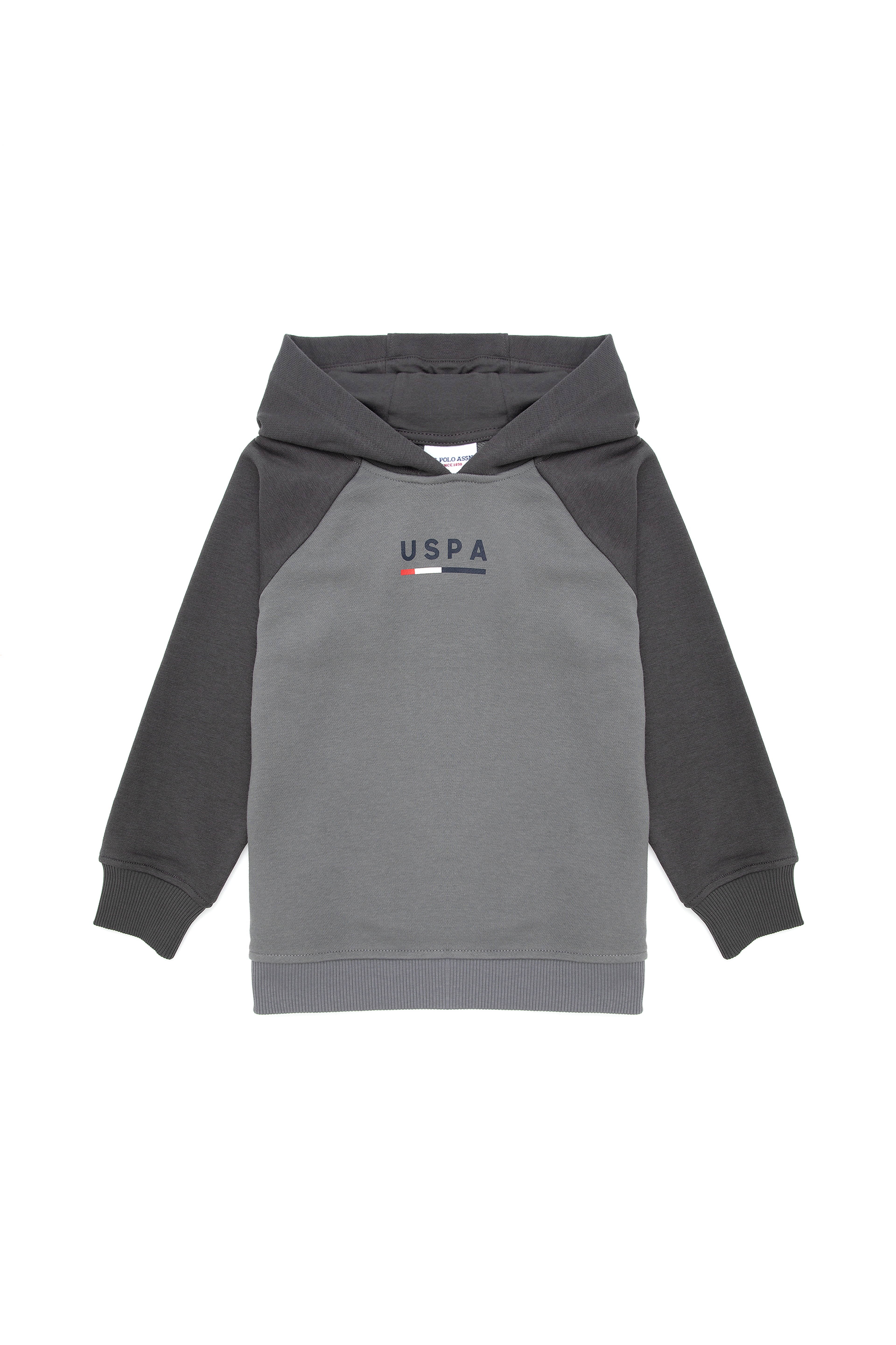 Erkek Çocuk Gri Kapüşonlu Sweatshirt - Image 3