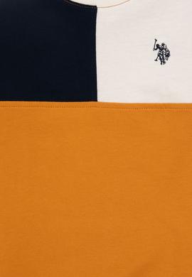 Erkek Çocuk Hardal Bisiklet Yaka Sweatshirt - 50293527015