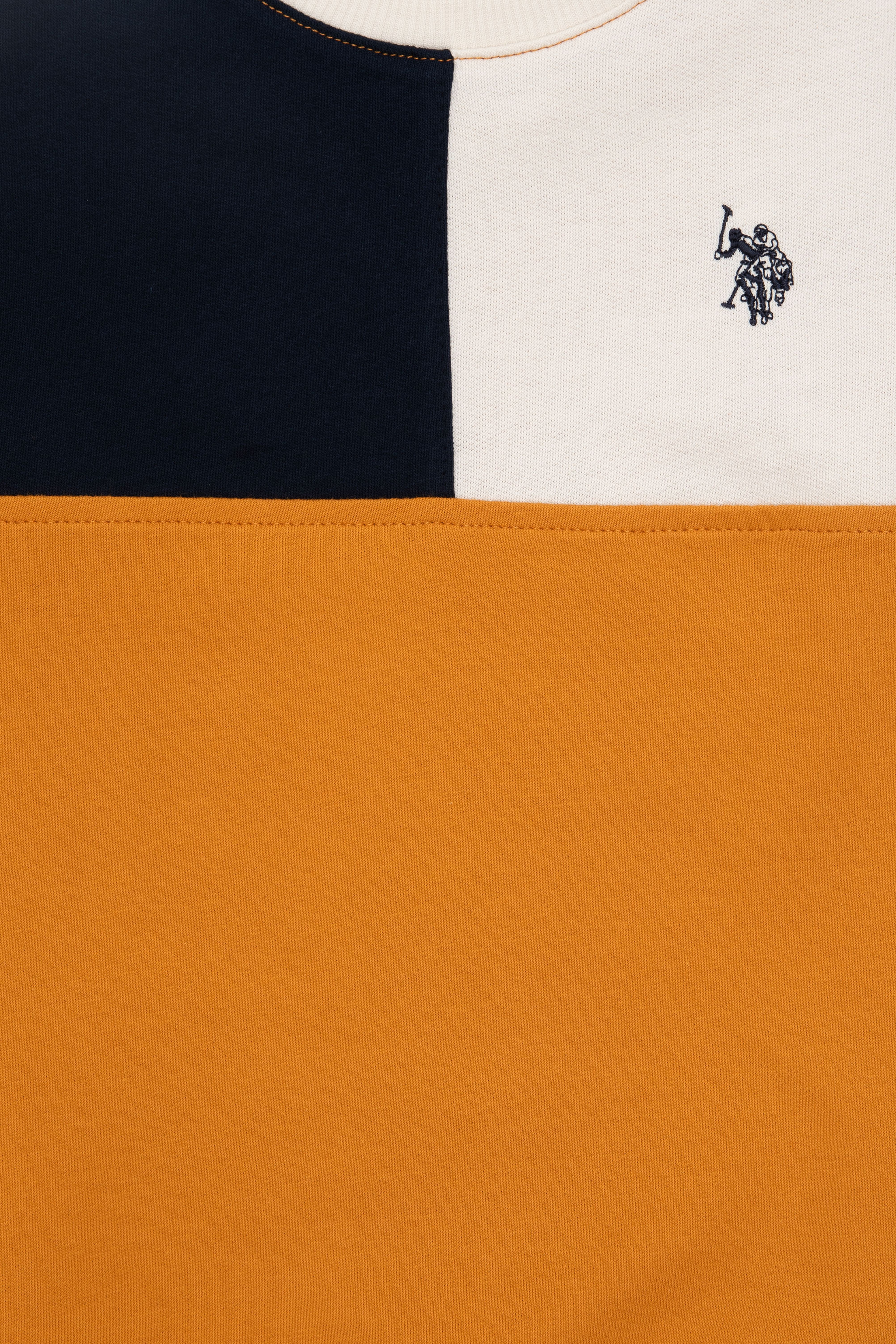 Erkek Çocuk Hardal Bisiklet Yaka Sweatshirt - Image 5