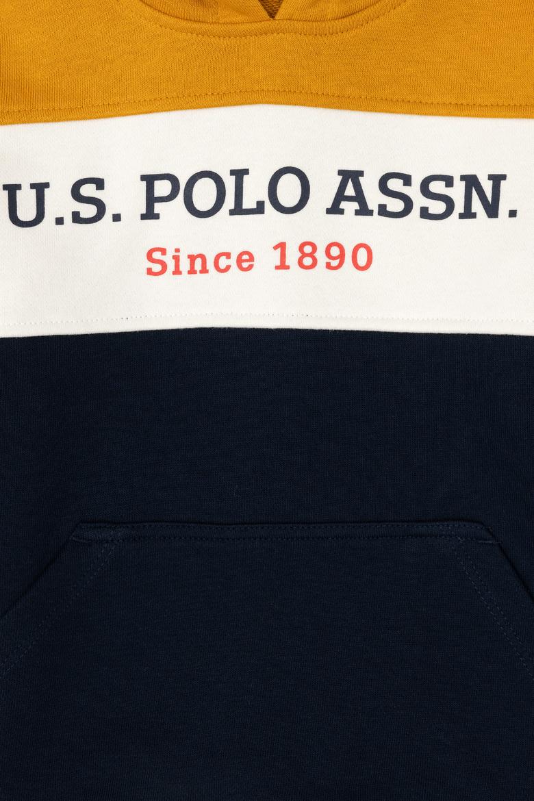 Erkek Çocuk Hardal Kapüşonlu Sweatshirt - 50293616025