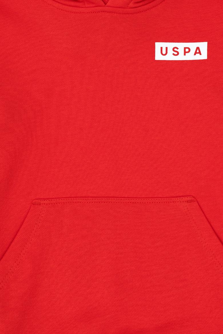 Erkek Çocuk Kırmızı Kapüşonlu Sweatshirt - 50293566006