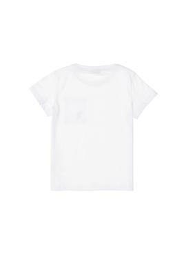 Erkek Çocuk Beyaz Bisiklet Yaka Tişört - 50298096009