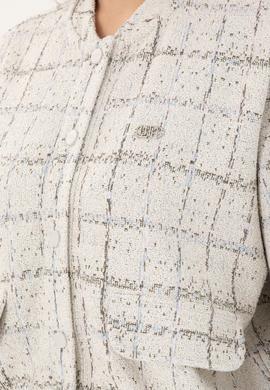 Kadın Krem Bomber Ceket - 50292427005