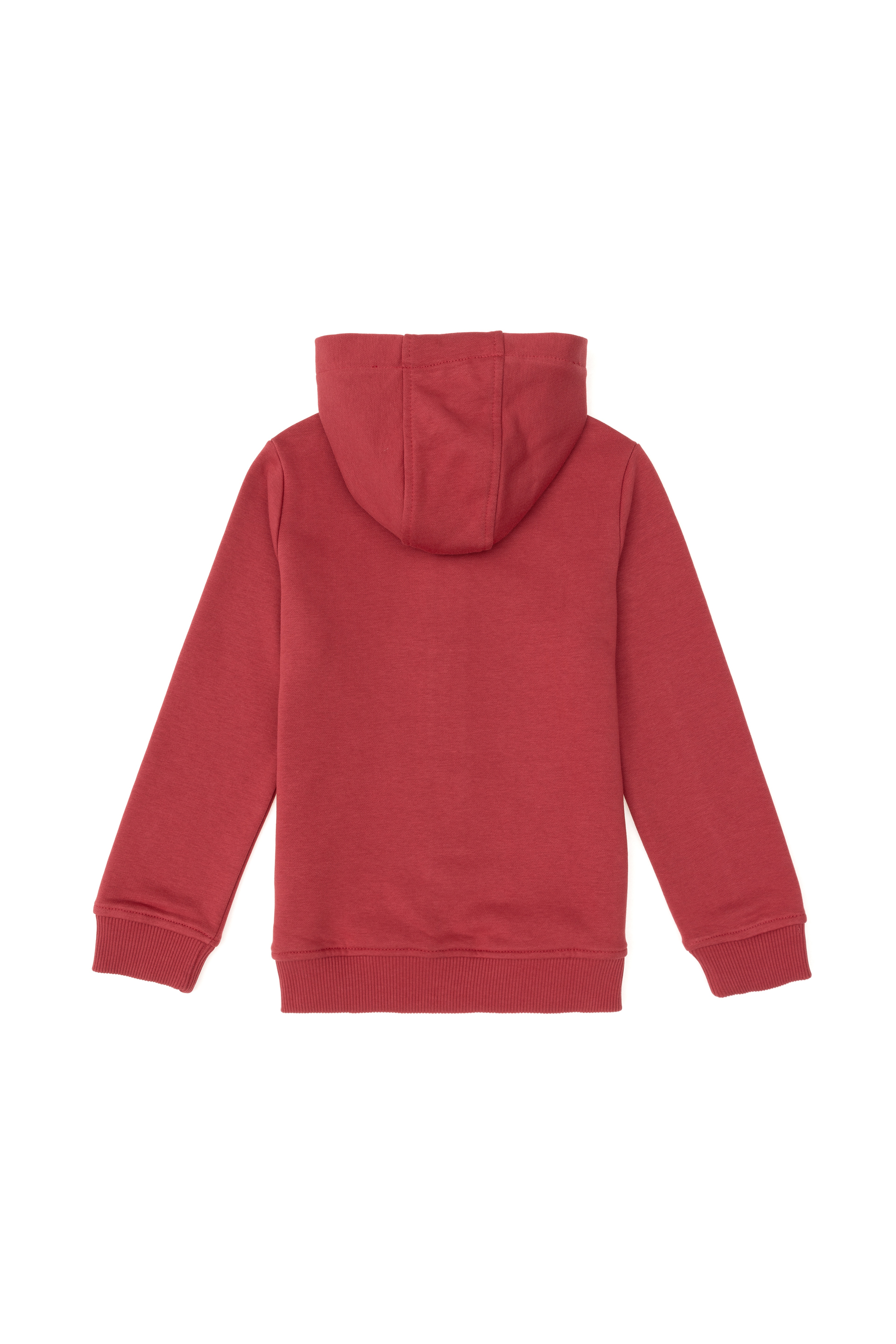 Erkek Çocuk Vişne Basic Fermuarlı Sweatshirt