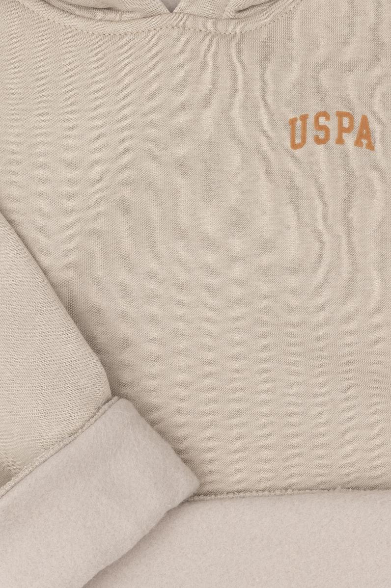Erkek Çocuk Taş Basic Kapüşonlu Sweatshirt