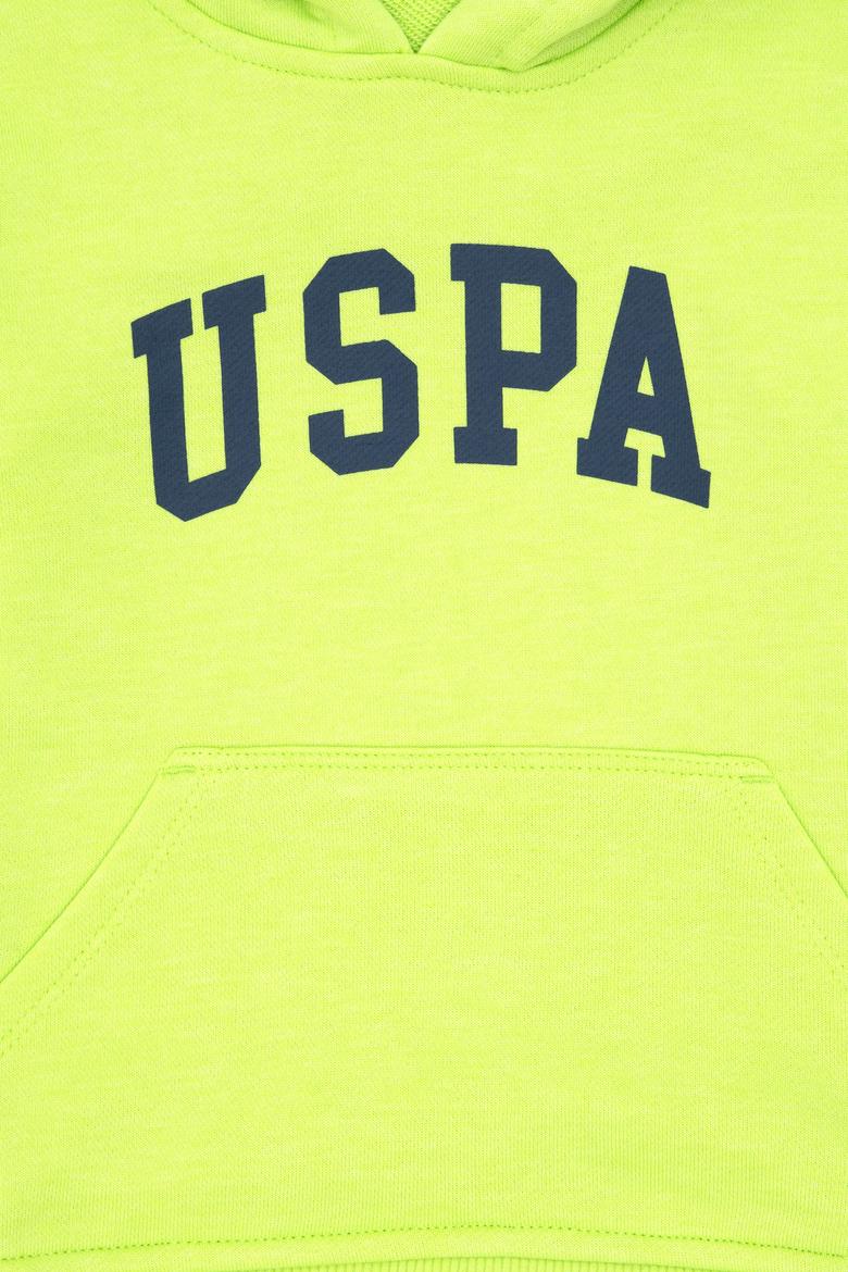 Erkek Çocuk Elma Yeşili Kapüşonlu Sweatshirt - 50293614124