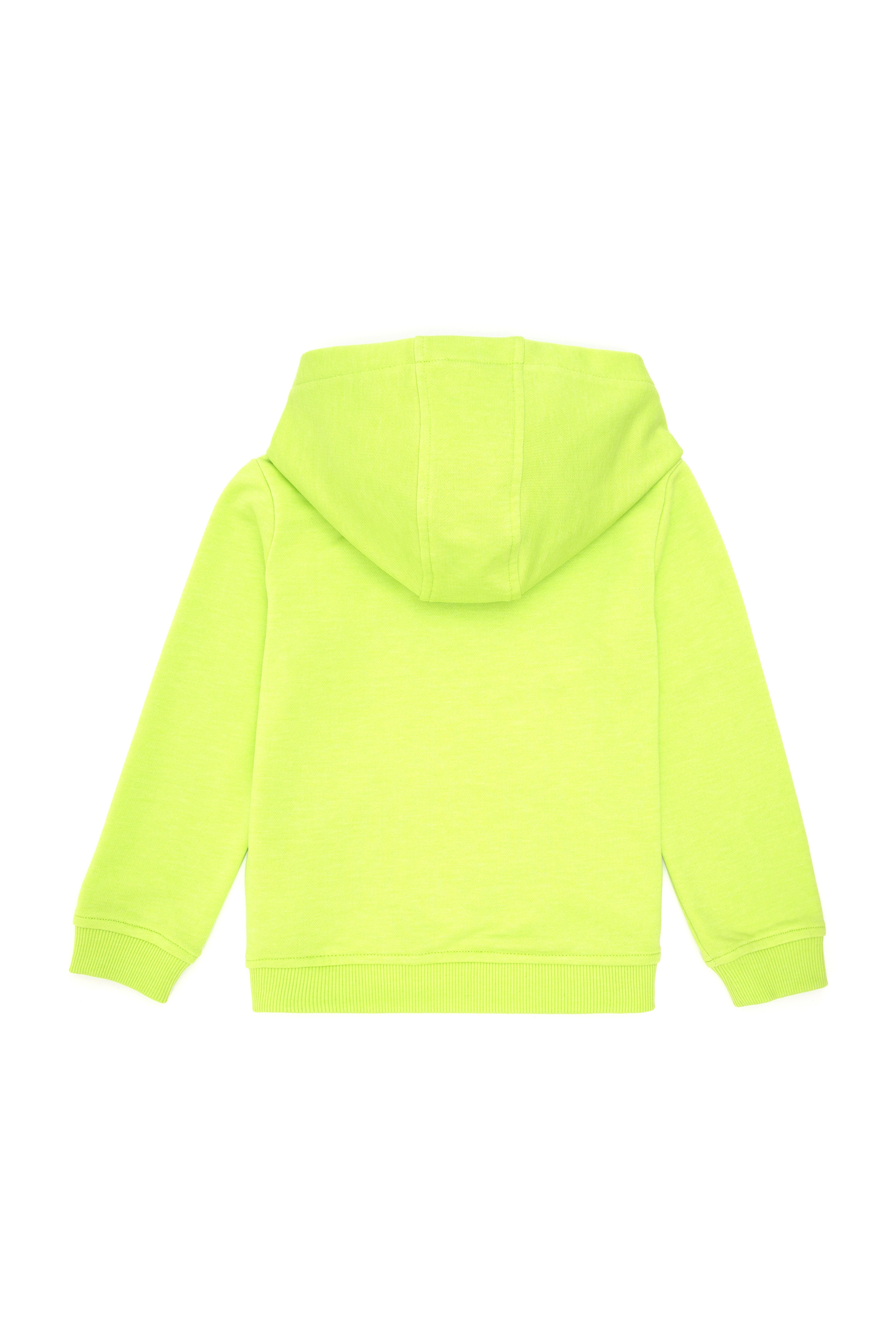 Erkek Çocuk Elma Yeşili Kapüşonlu Sweatshirt