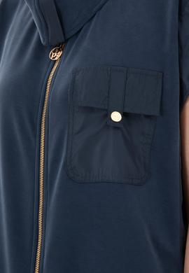 Kadın Lacivert Örme Yelek - 50292386008