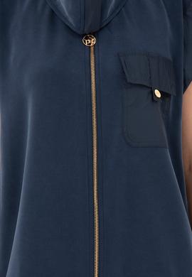 Kadın Lacivert Örme Yelek - 50292386008