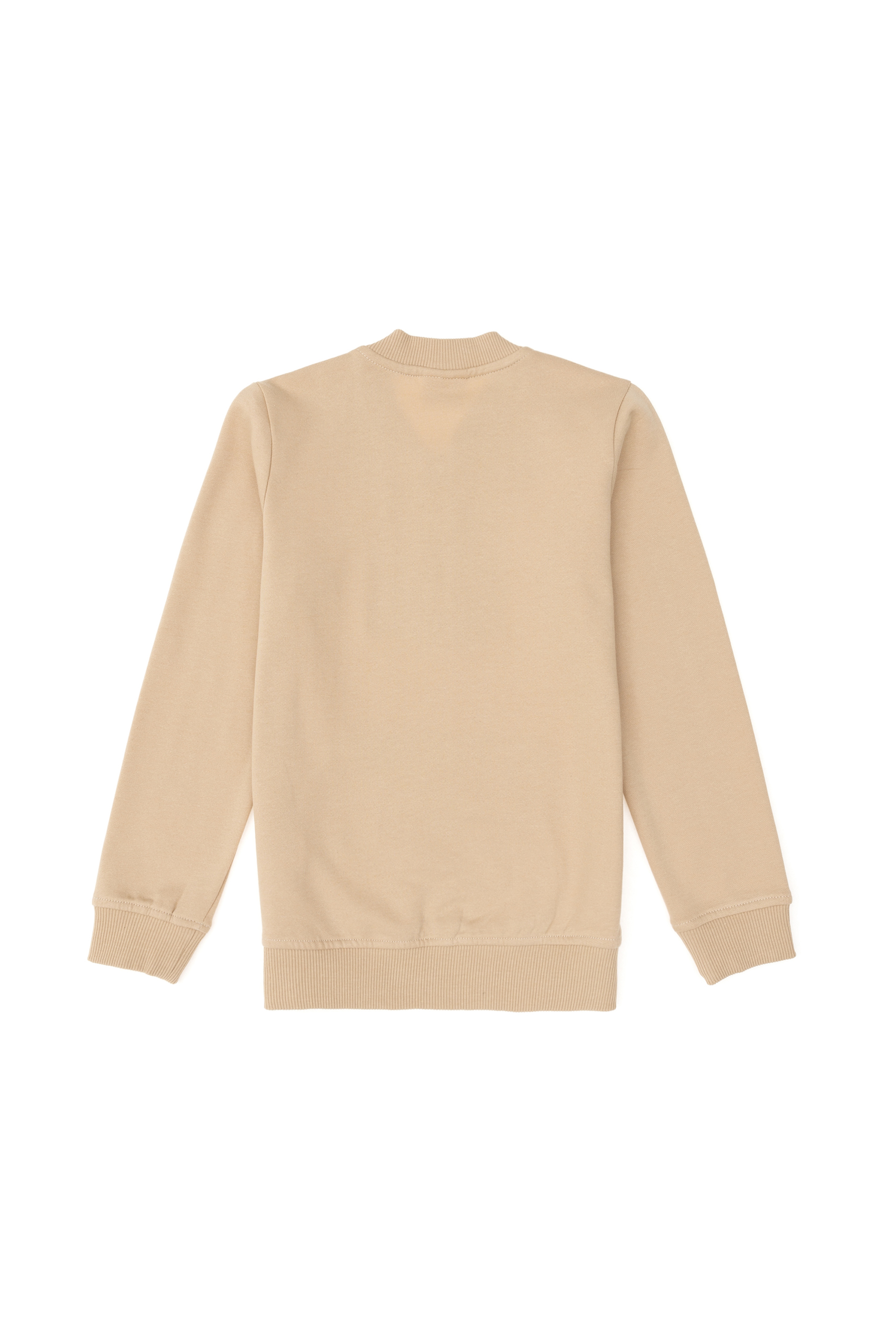 Erkek Çocuk Kum Yarım Fermuarlı Sweatshirt