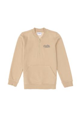 Erkek Çocuk Kum Yarım Fermuarlı Sweatshirt - 50293774022