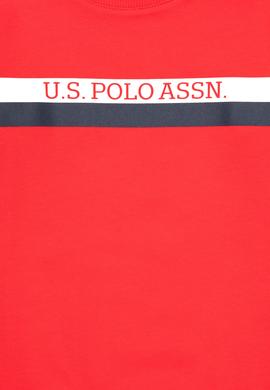 Erkek Çocuk Kırmızı Bisiklet Yaka Sweatshirt - 50293606008