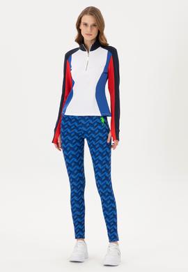 Kadın Lacivert Dik Yaka Sweatshirt - 50291462008