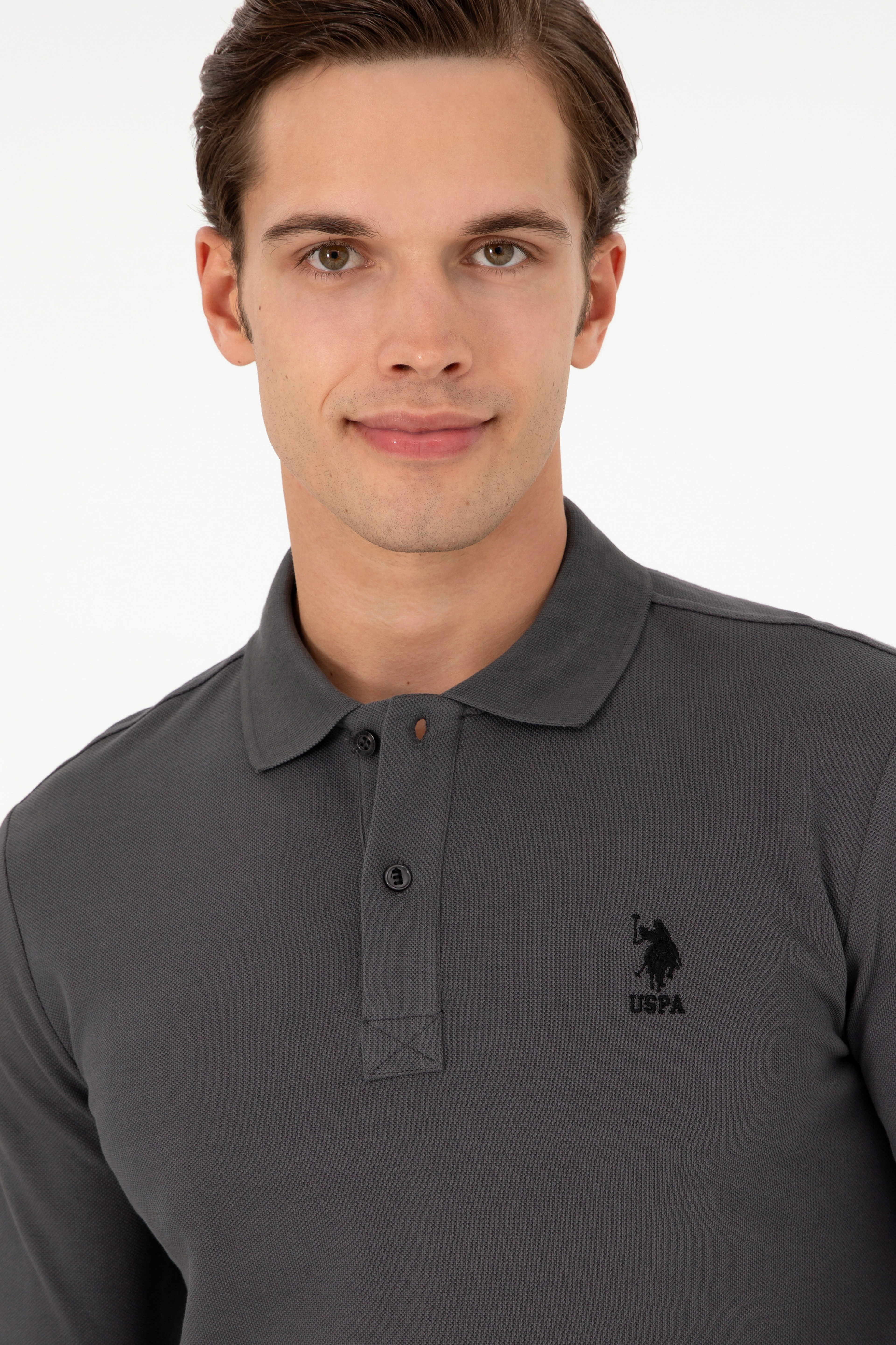 Erkek Antrasit Basic Sweatshirt
