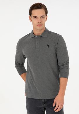 Erkek Antrasit Melanj Basic Sweatshirt - 50289051087