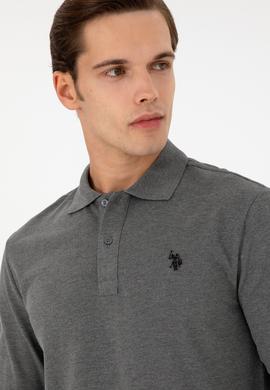 Erkek Antrasit Melanj Basic Sweatshirt - 50289051087