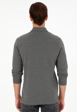 Erkek Antrasit Melanj Basic Sweatshirt - 50289051087