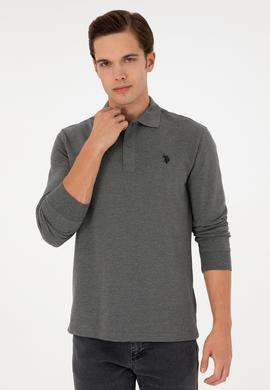 Erkek Antrasit Melanj Basic Sweatshirt - 50289051087