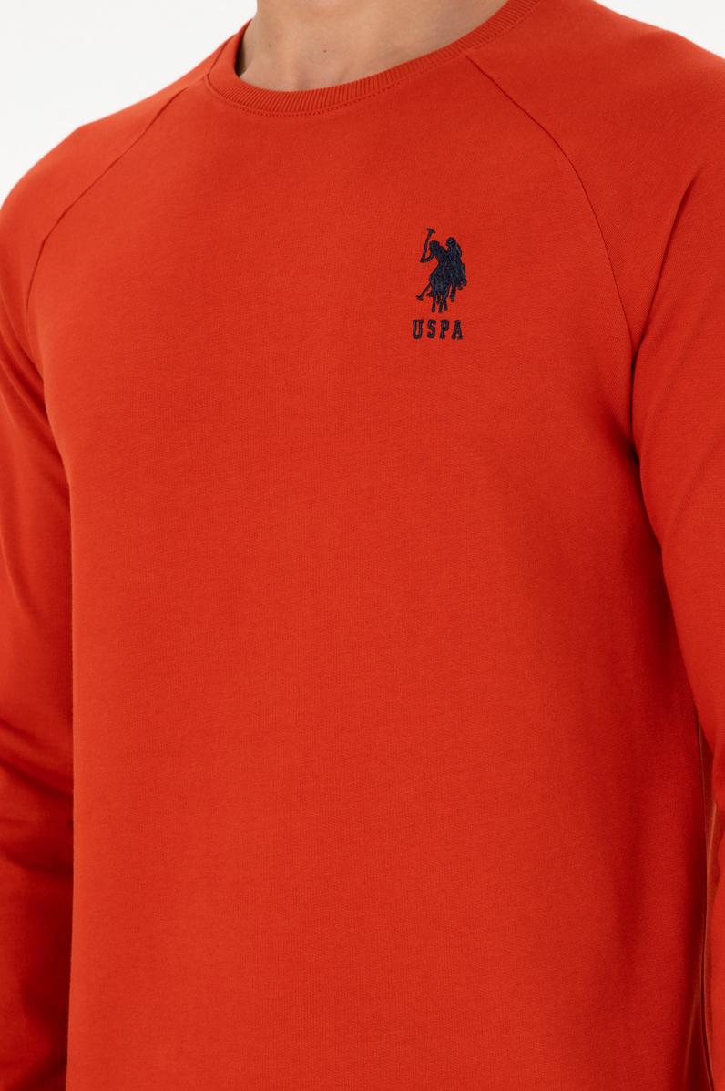 Erkek Kiremit Basic Sweatshirt