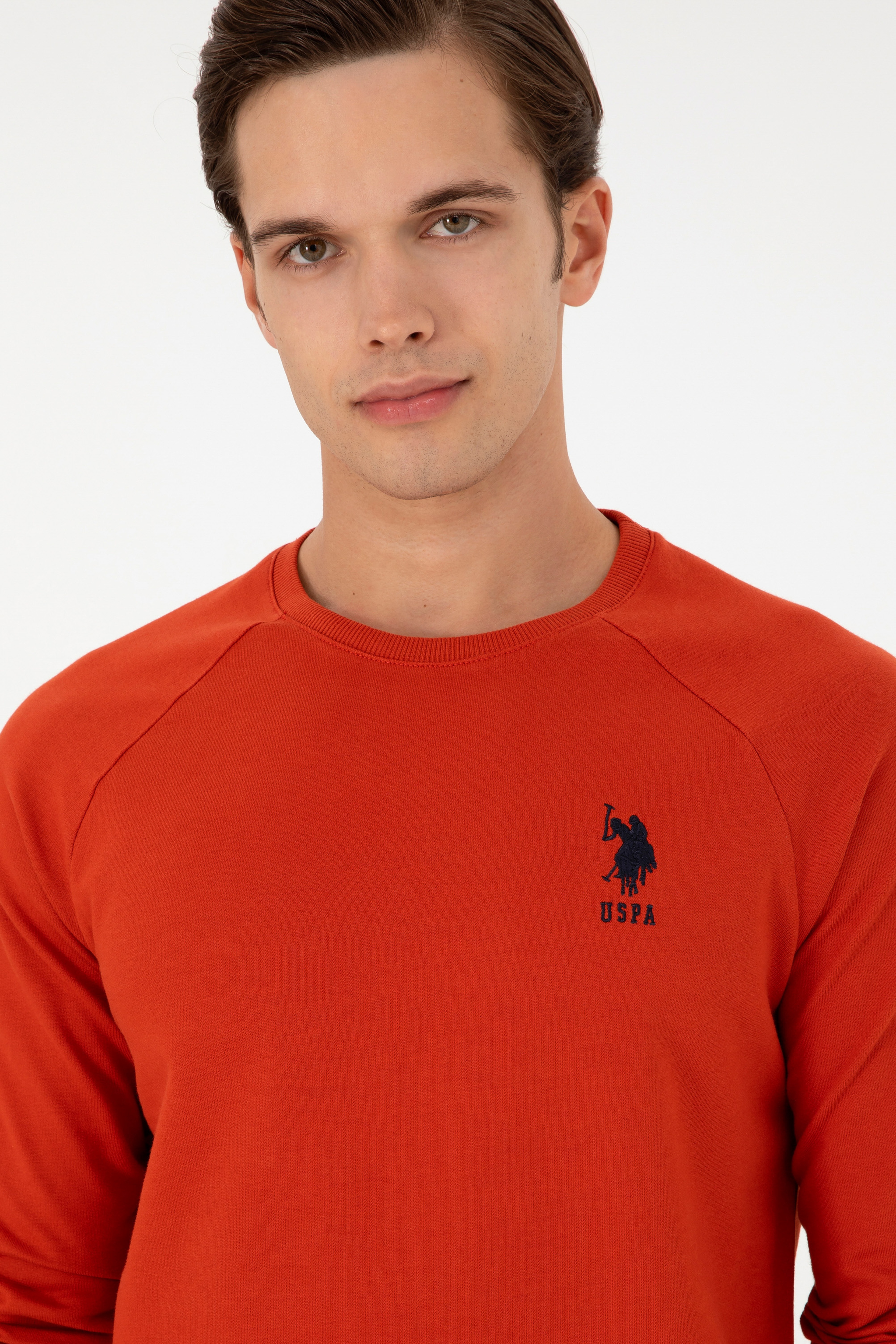 Erkek Kiremit Basic Sweatshirt - Image 2