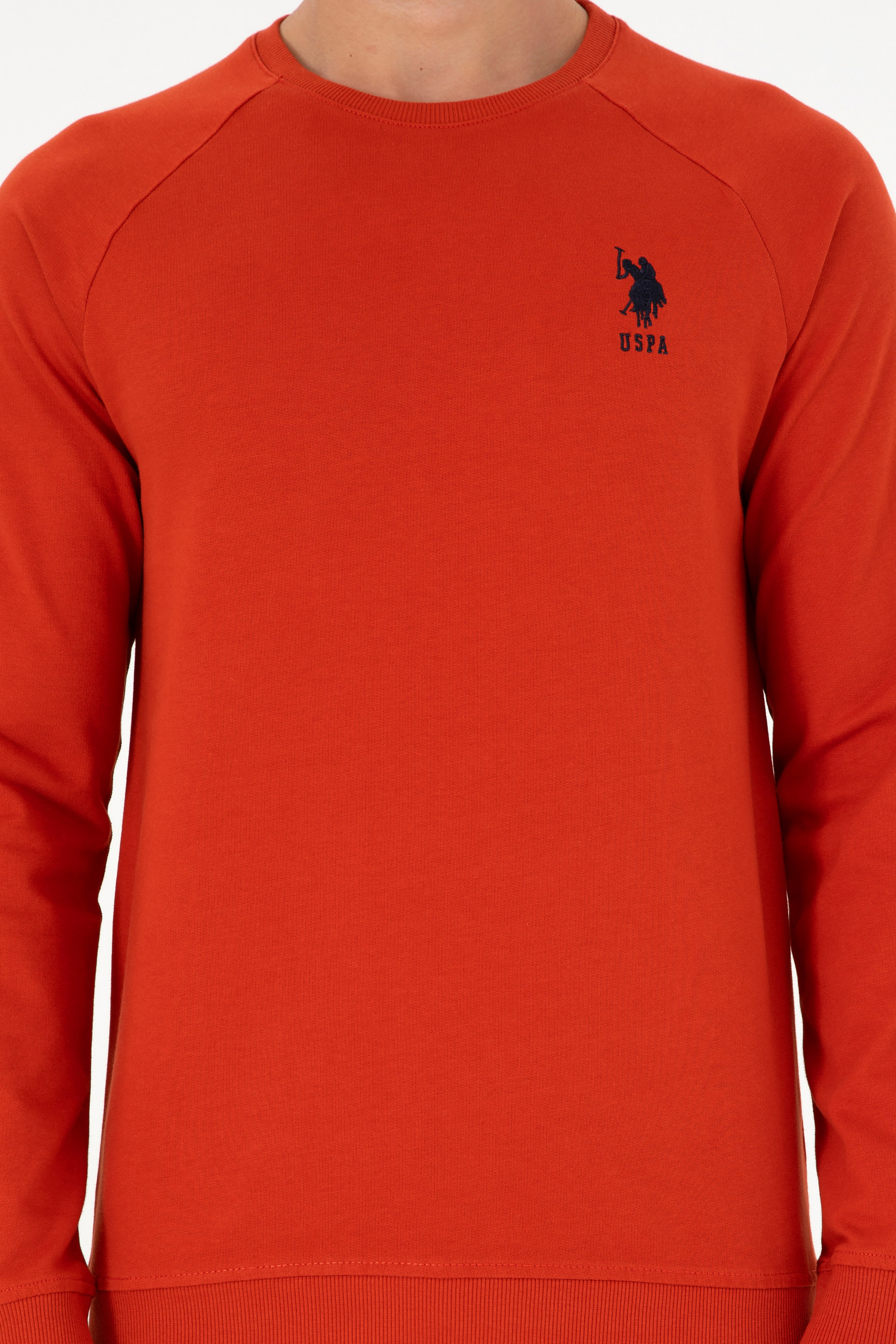 Erkek Kiremit Basic Sweatshirt