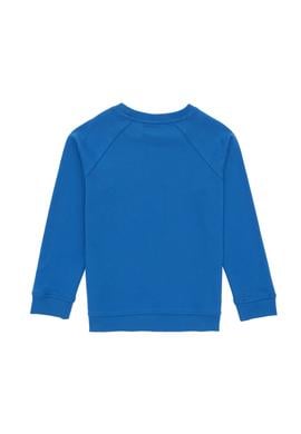 Erkek Çocuk Kobalt Basic Bisiklet Yaka Sweatshirt - 50293633103
