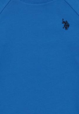 Erkek Çocuk Kobalt Basic Bisiklet Yaka Sweatshirt - 50293633103