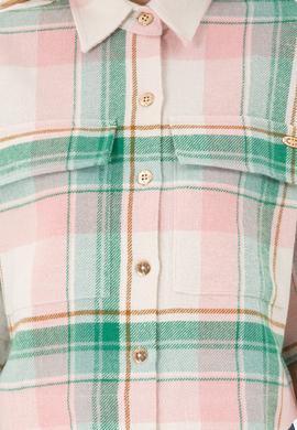 Kadın Somon Uzun Kollu Gömlek - 50289839013