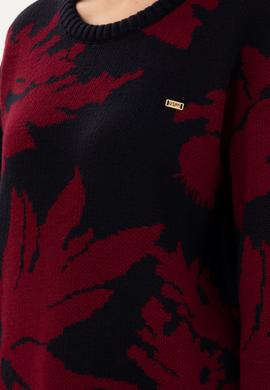 Kadın Lacivert Bisiklet Yaka Kazak - 50291572004