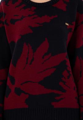 Kadın Lacivert Bisiklet Yaka Kazak - 50291572004