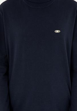 Kadın Lacivert Basic Boğazlı Kazak - 50294570013