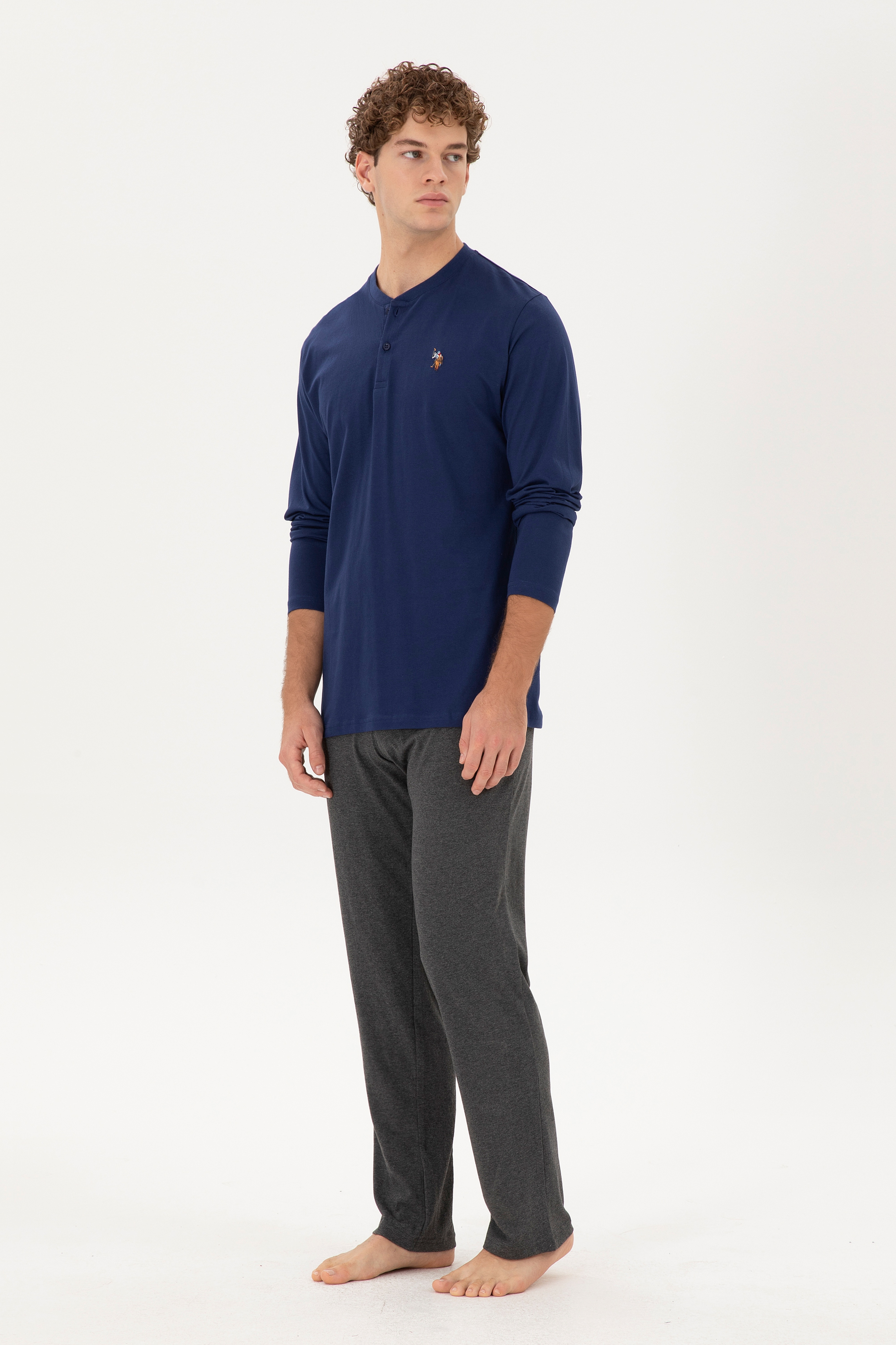 Erkek Lacivert Pijama Takımı - Image 4