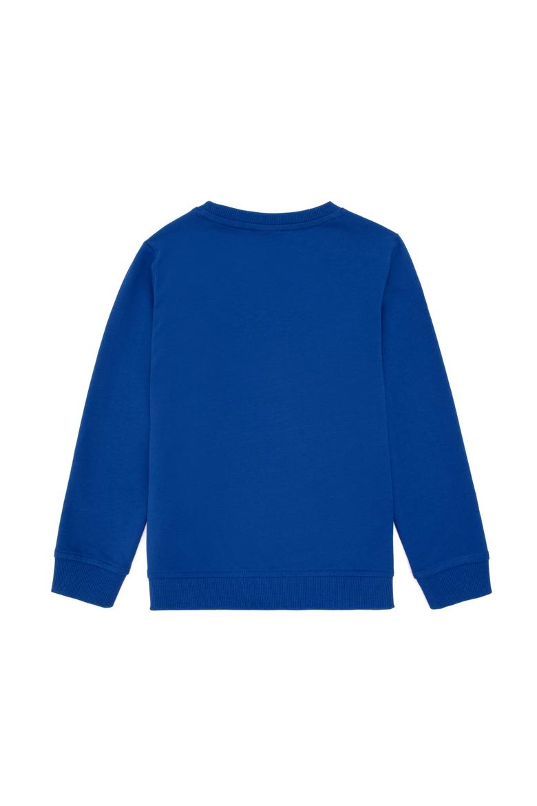 Erkek Çocuk Saks Bisiklet Yaka Sweatshirt - 50293617028