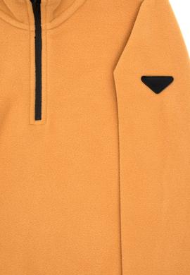 Erkek Çocuk Yarım Fermuarlı Camel Polar Sweatshirt - 50298060044