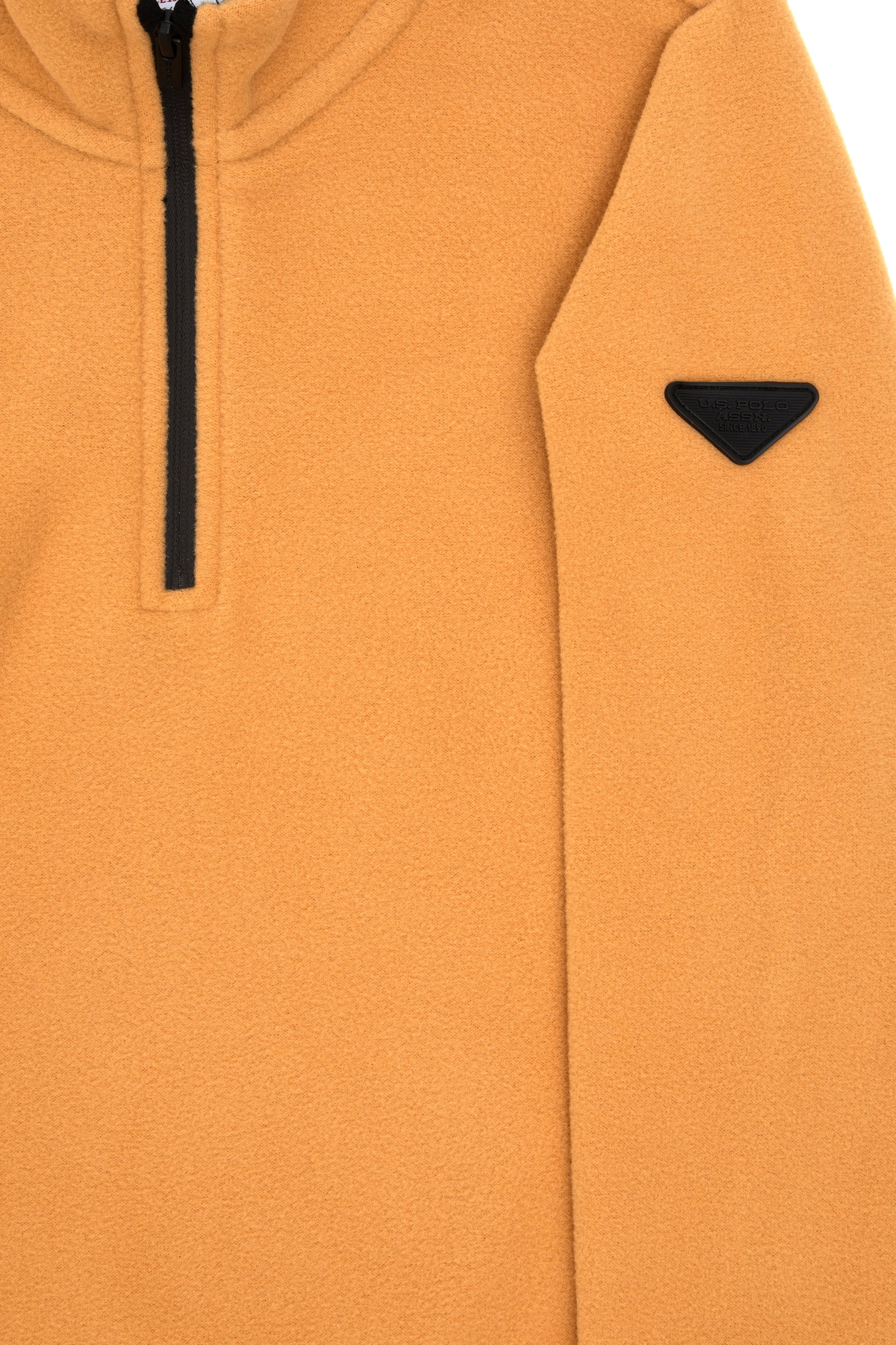 Erkek Çocuk Yarım Fermuarlı Camel Polar Sweatshirt - Image 6