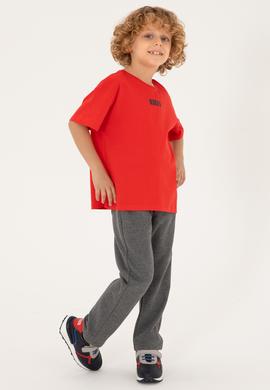 Erkek Çocuk Antrasit Melanj Eşofman Altı - 50293481053