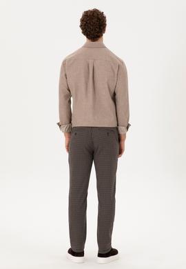 Erkek Mor Kanvas Pantolon - 50291198045