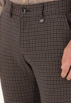 Erkek Mor Kanvas Pantolon - 50291198045