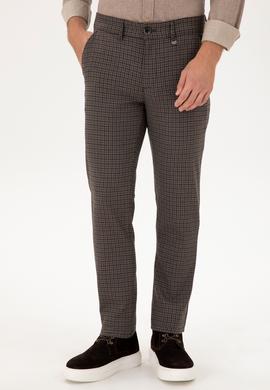 Erkek Mor Kanvas Pantolon - 50291198045