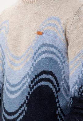 Erkek Regular Fit Bisiklet Yaka Lacivert Kazak - 50293044018