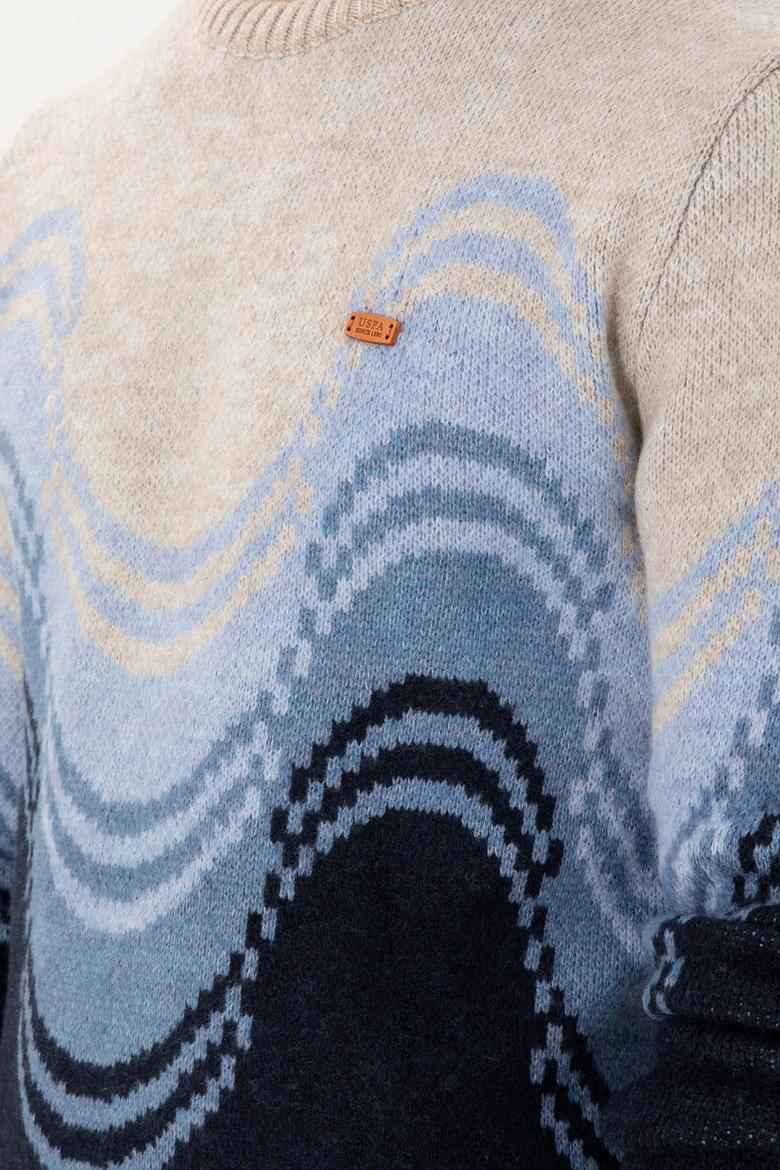 Erkek Regular Fit Bisiklet Yaka Lacivert Kazak - 50293044018