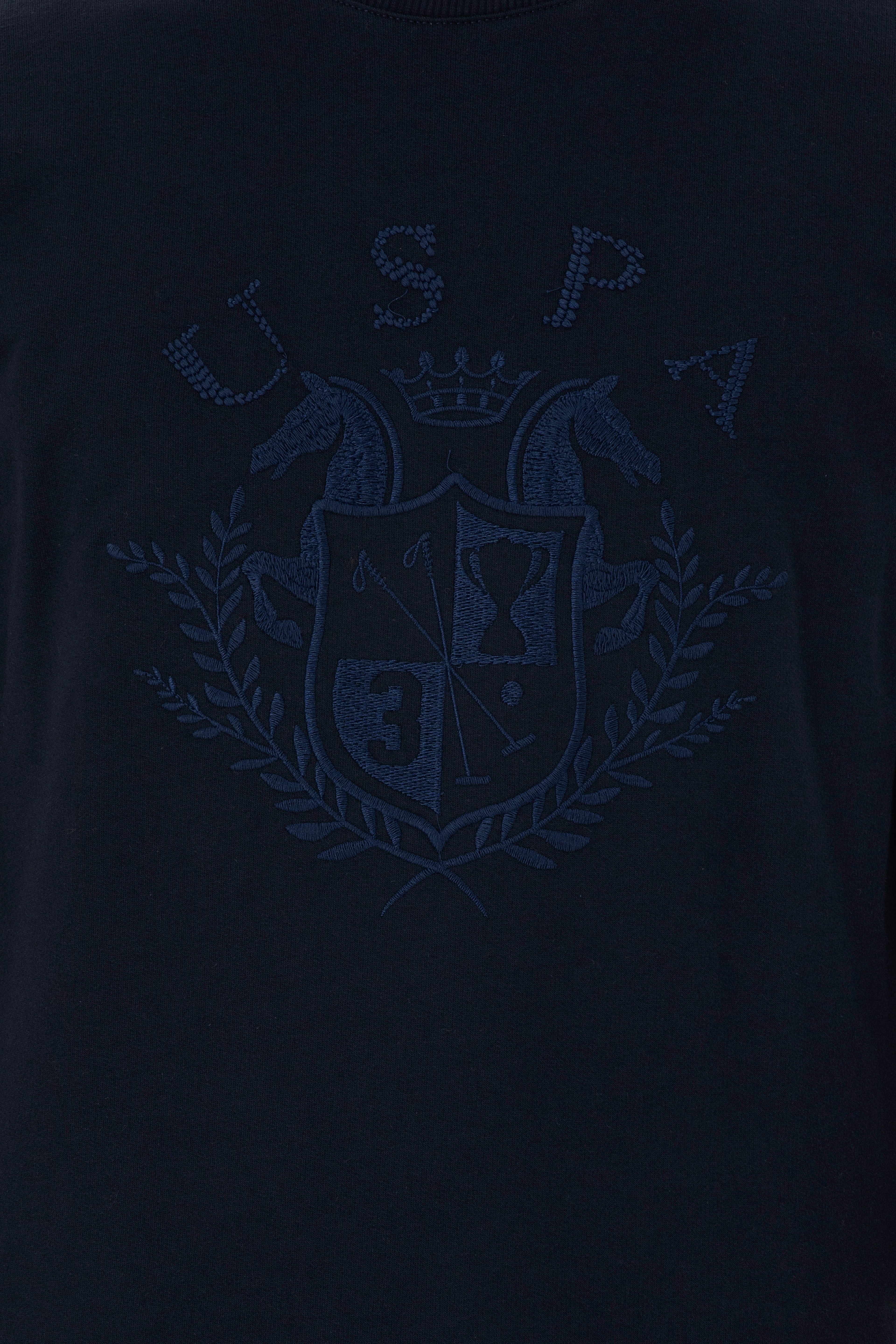 Erkek Lacivert Sweatshirt - Image 6