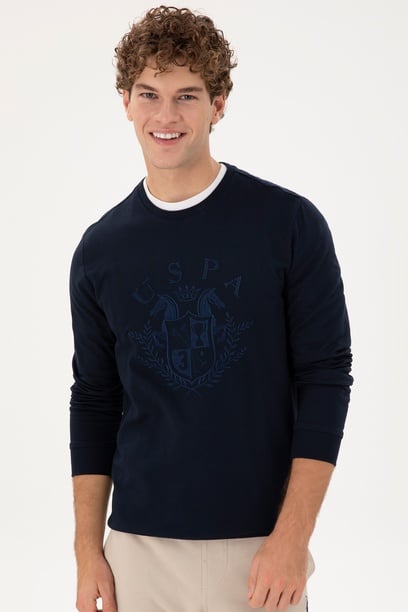 Erkek Lacivert Sweatshirt