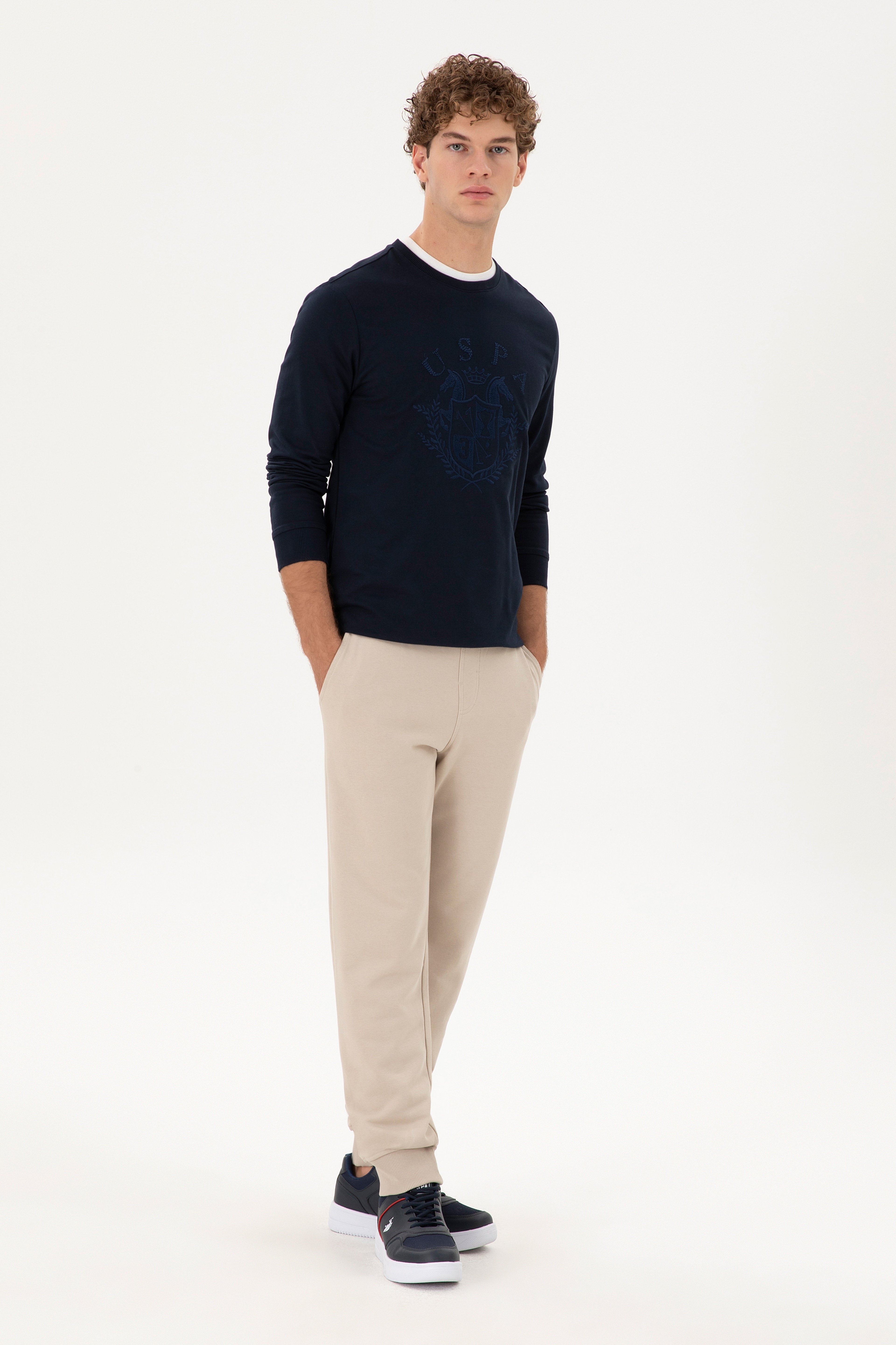 Erkek Lacivert Sweatshirt