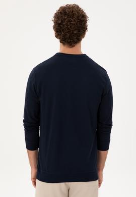 Erkek Lacivert Sweatshirt - 50290582028